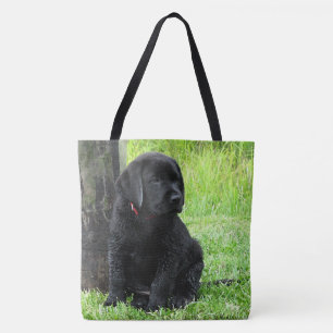 Bolso De Tela Perro cachorro de Labrador Negro