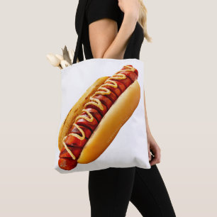 Bolso De Tela Perro caliente de SlipperyJoe's con ambiente de ba
