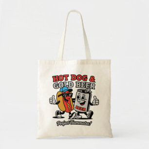 Bolso De Tela Perro caliente y cerveza fría