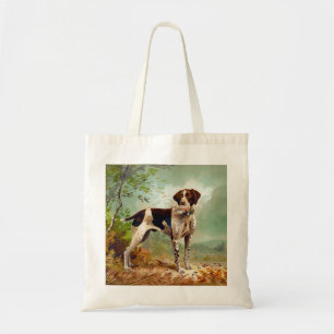 Bolso De Tela Perro cazador con pájaro en la boca