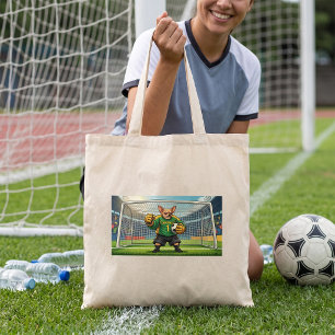 Bolso De Tela Perro Chihuahua Divertido Portero de Fútbol