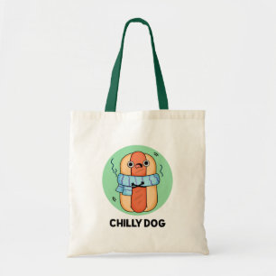 Bolso De Tela Perro Chileno Divertido Chili Hot Dog Pun