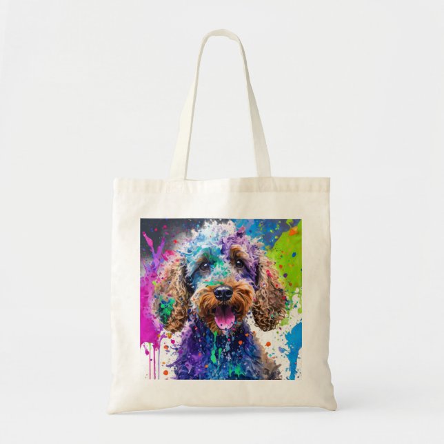 Bolso De Tela Perro Cockerpoo (Frente)