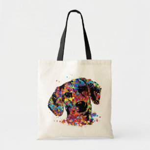 Bolso De Tela Perro colorido del Dachshund - Doxie