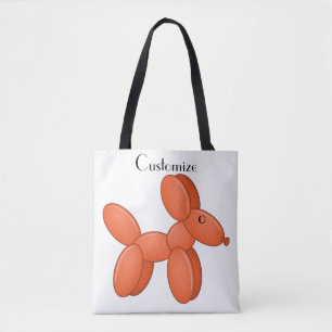 Bolso De Tela Perro con globo cúbico Thunder_Cove