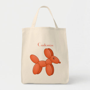 Bolso De Tela Perro con globo cúbico Thunder_Cove