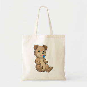 Bolso De Tela Perro con golosinas