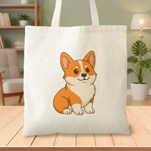 Bolso De Tela Perro Corgi Adorable