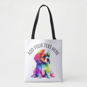 Bolso De Tela Perro Cute