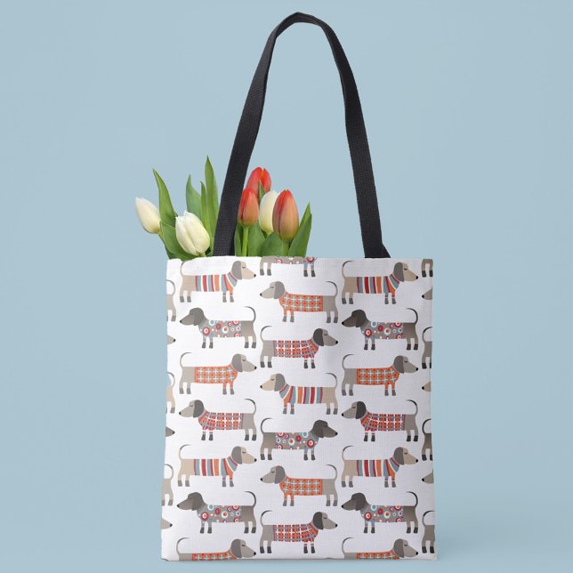 Bolso De Tela Perro Dachshund Sausage (Subido por el creador)