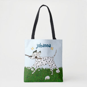 Bolso De Tela Perro Dalmaciano saliente