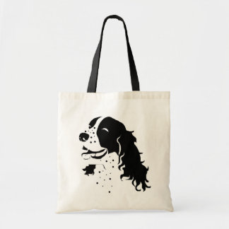 Bolso De Tela Perro de aguas de saltador de risa