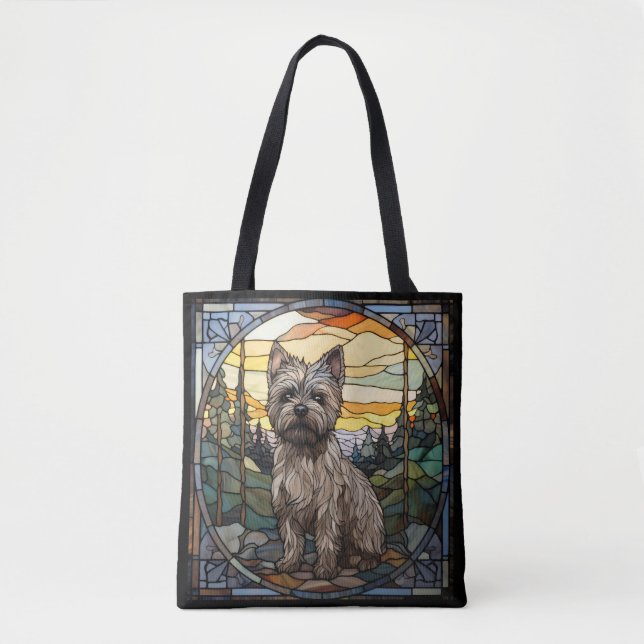 Bolso De Tela Perro de Cairn Terrier (Anverso)