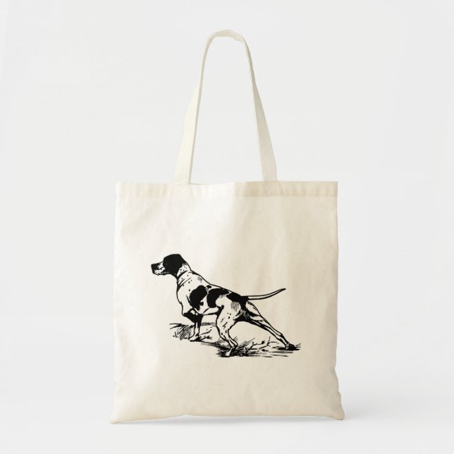 Bolso De Tela Perro de caza (Frente)