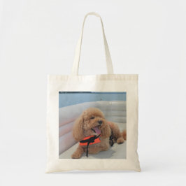 Bolso De Tela Perro de Cockapoo con chaleco salvavidas