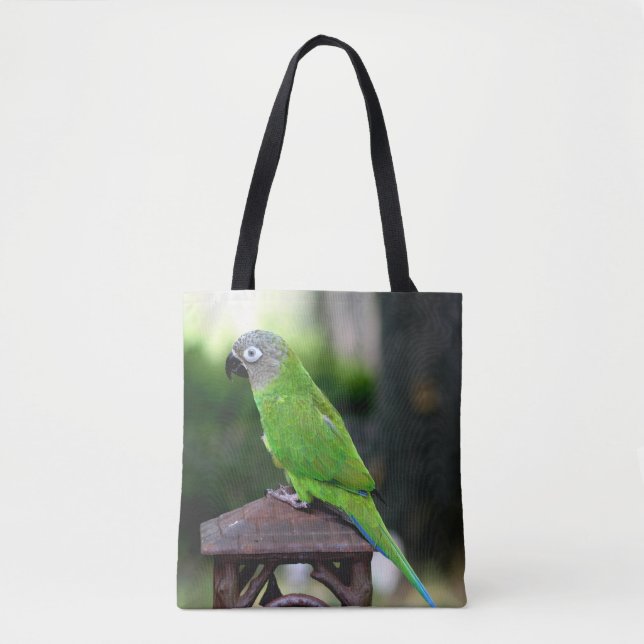Bolso De Tela Perro de coníferas con cabeza Dusky (Anverso)