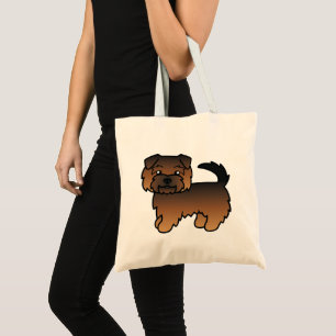 Bolso De Tela Perro de dibujos animados Grizzle Norfolk Terrier