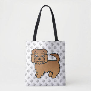 Bolso De Tela Perro de dibujos animados Red Norfolk Terrier & pa