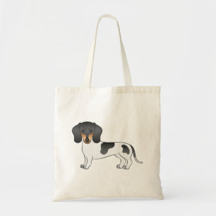 Bolso De Tela Perro de dibujos animados salchicha de pelo corto