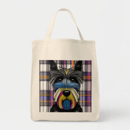 Bolso De Tela Perro de Escocia