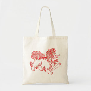Bolso De Tela Perro de Fu, perro de Foo