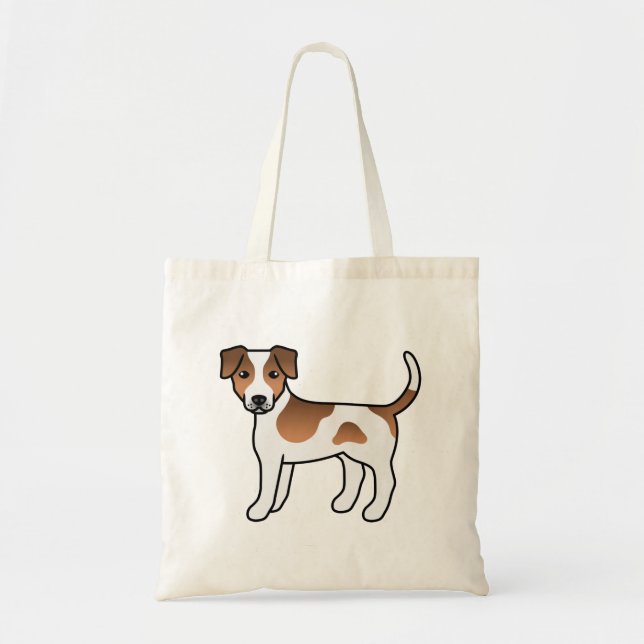 Bolso De Tela Perro de granja marrón danés-sueco adorable perro  (Frente)