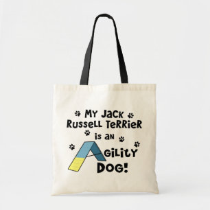 Bolso De Tela Perro de la agilidad de Jack Russell Terrier
