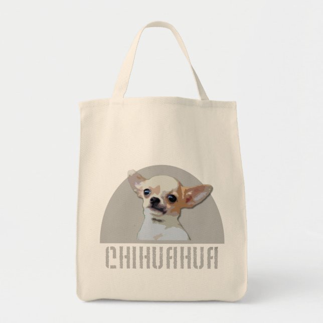 Bolso De Tela Perro de la chihuahua (Frente)