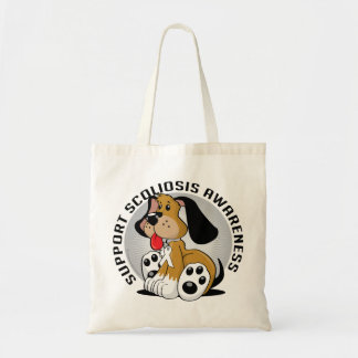 Bolso De Tela Perro de la escoliosis