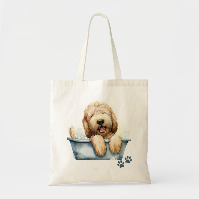 Bolso De Tela Perro de Labradoodle (Frente)