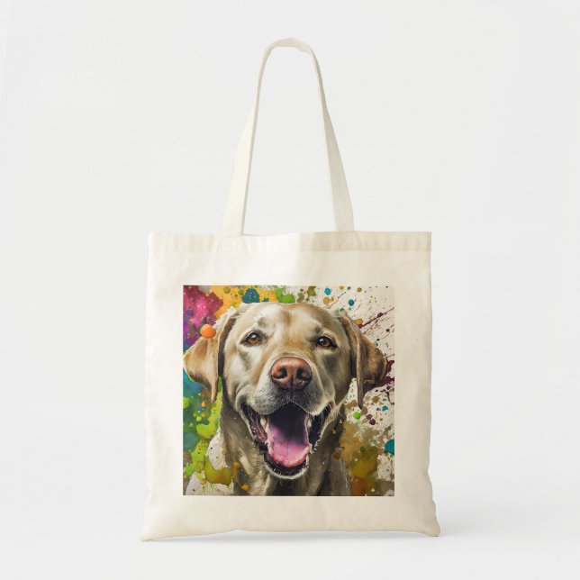 Bolso De Tela Perro de Labrador (Frente)