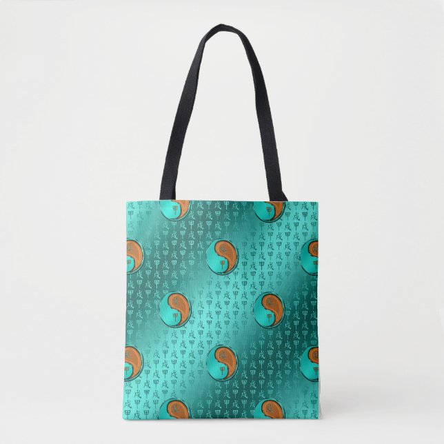 Bolso De Tela Perro de Madera (Anverso)