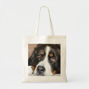 Bolso De Tela perro de montaña bernés acostado