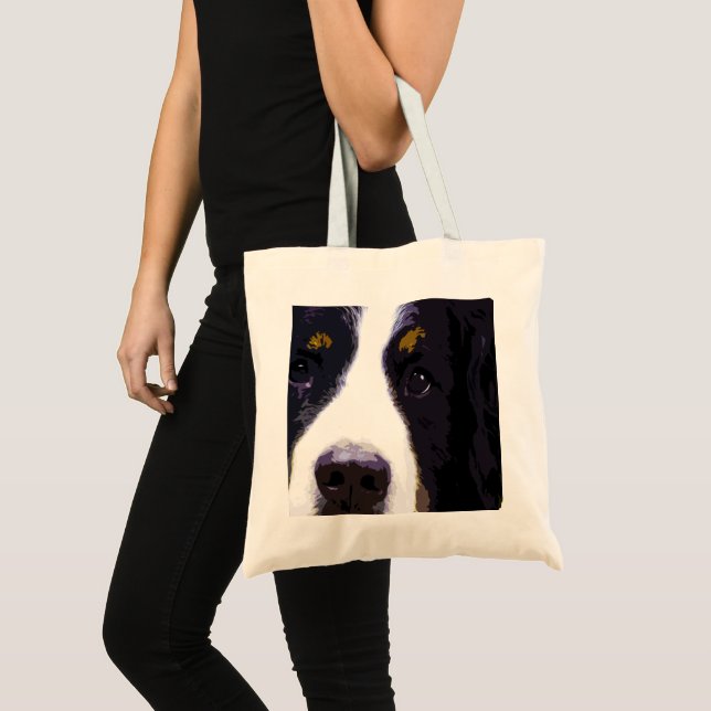 Bolso De Tela Perro de montaña de Bernese (Anverso (producto))