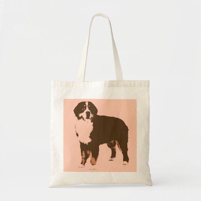 Bolso De Tela Perro de montaña de Bernese (Frente)