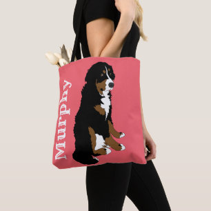 Bolso De Tela Perro de montaña personalizable Bernese