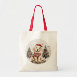 Bolso De Tela Perro de Navidades recuperadores de Labrador