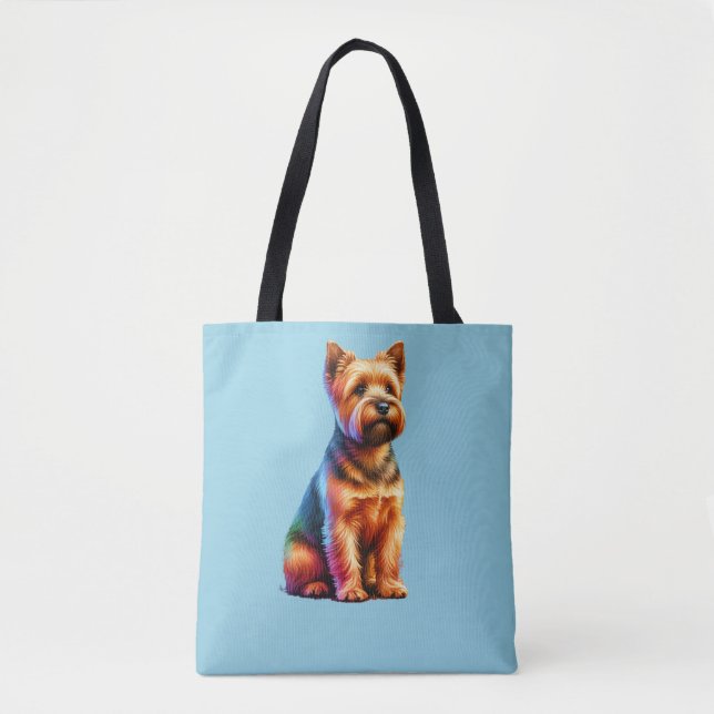 Bolso De Tela Perro de Norfolk Terrier (Anverso)