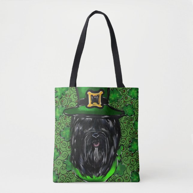 Bolso De Tela Perro de seda de La Habana (Anverso)