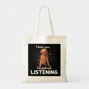 Bolso De Tela Perro de Vizsla que oí que no escuchabas