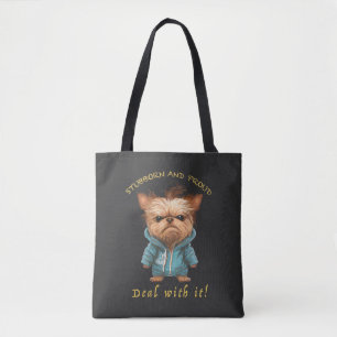 Bolso De Tela Perro de Yorkshire Traucaba Con Ti Amorable