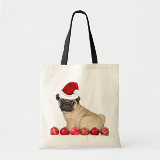 Bolso De Tela Perro del barro amasado del navidad