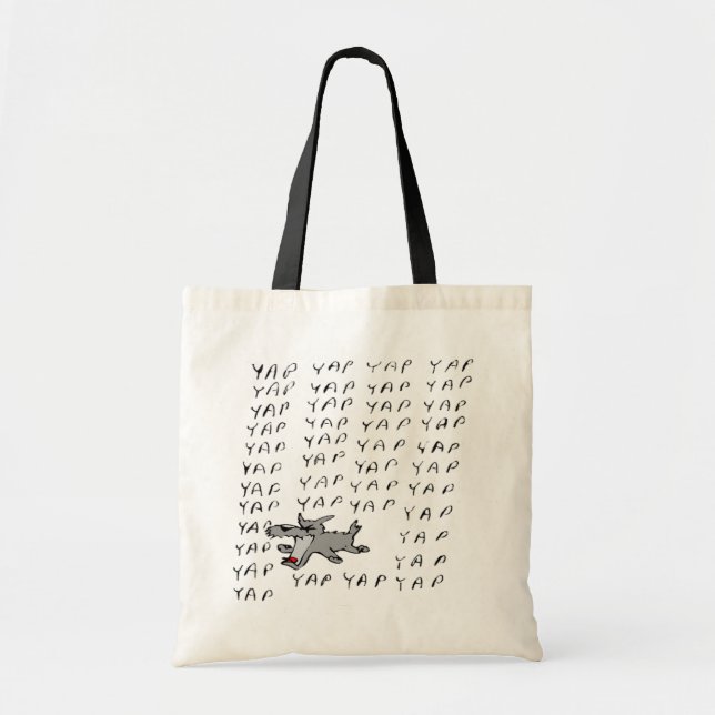 Bolso De Tela Perro del descortezamiento (Frente)