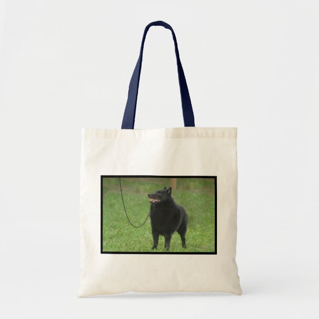 Bolso De Tela Perro del Schipperke (Frente)