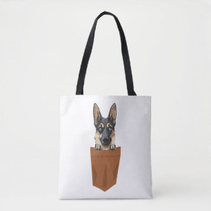 Bolso De Tela Perro en picapia divertida para los amantes del pe