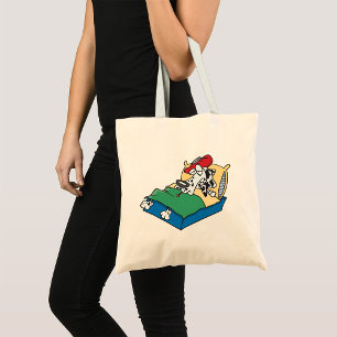 Bolso De Tela Perro Enfermo En La Cama