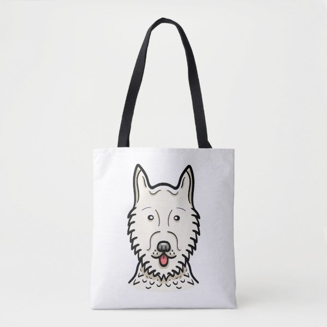 Bolso De Tela Perro esquimal americano (Anverso)