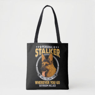 Bolso De Tela Perro estalker alemán personal