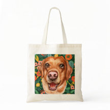 Perro Floral Labrador
