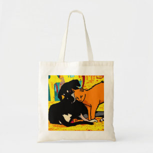 Bolso De Tela Perro, Gato, Animales